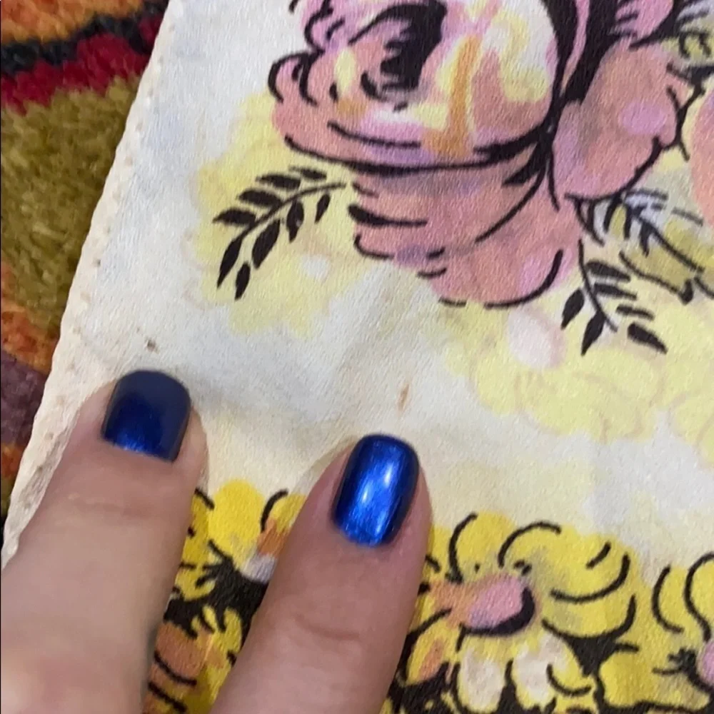 Vintage floral scarf